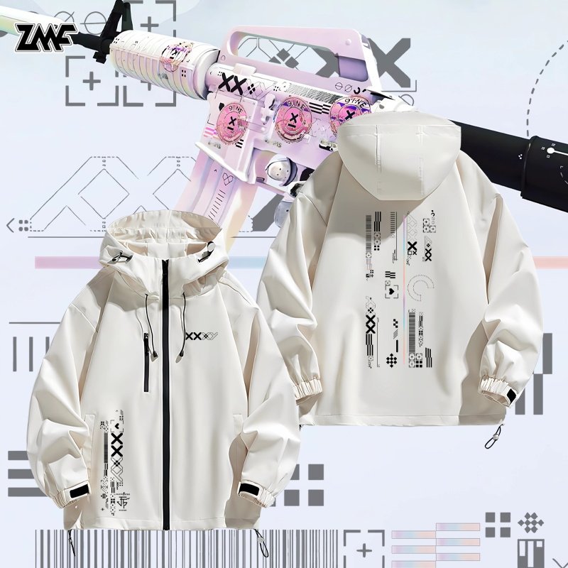 CSGO皮肤印花集Printstream反恐精英春秋季男衣服夹克外套冲锋衣