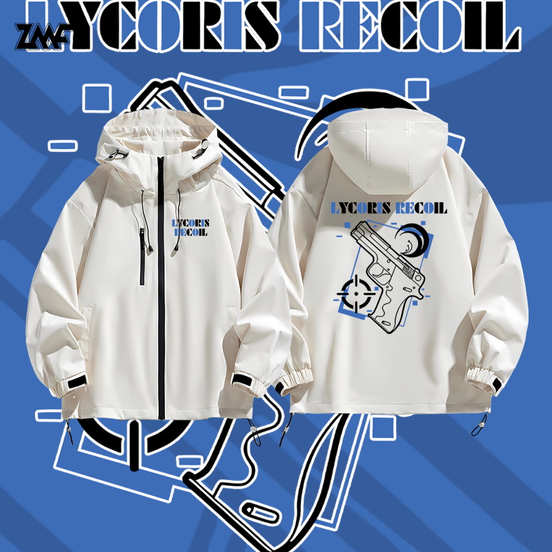 连帽秋冬新款宽松防风冲锋衣