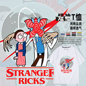 and Morty第八季 周边短袖 Rick T恤衫 美剧瑞克和莫蒂男女夏纯棉衣