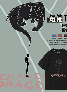Imagine Dragons梦龙乐队金属摇滚周边衣服男生纯棉短袖休闲T恤衫