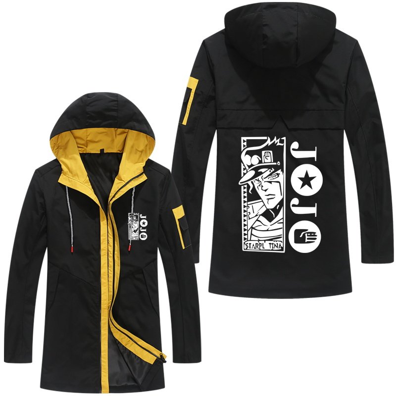 jojo的奇妙冒险吉良吉影杀手皇后夹克外套动漫承太郎中长款风衣男