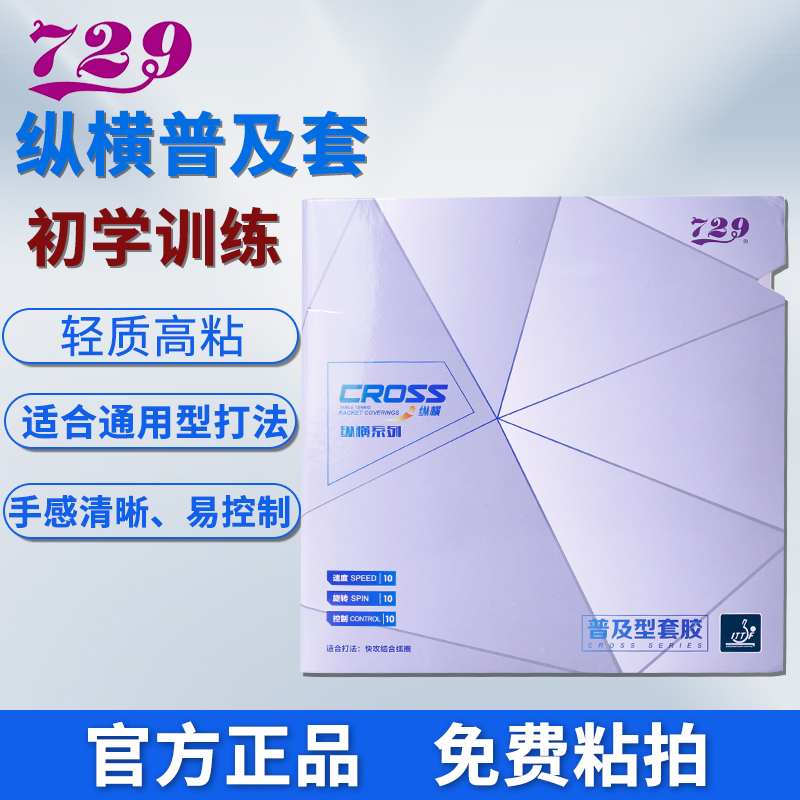 729普及套乒乓胶皮初学训练