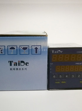 台德/Taide计数器 SC-62KA 六位二段数显面板 台湾原装进口