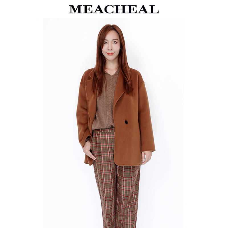 米茜尔羊毛双面呢大衣