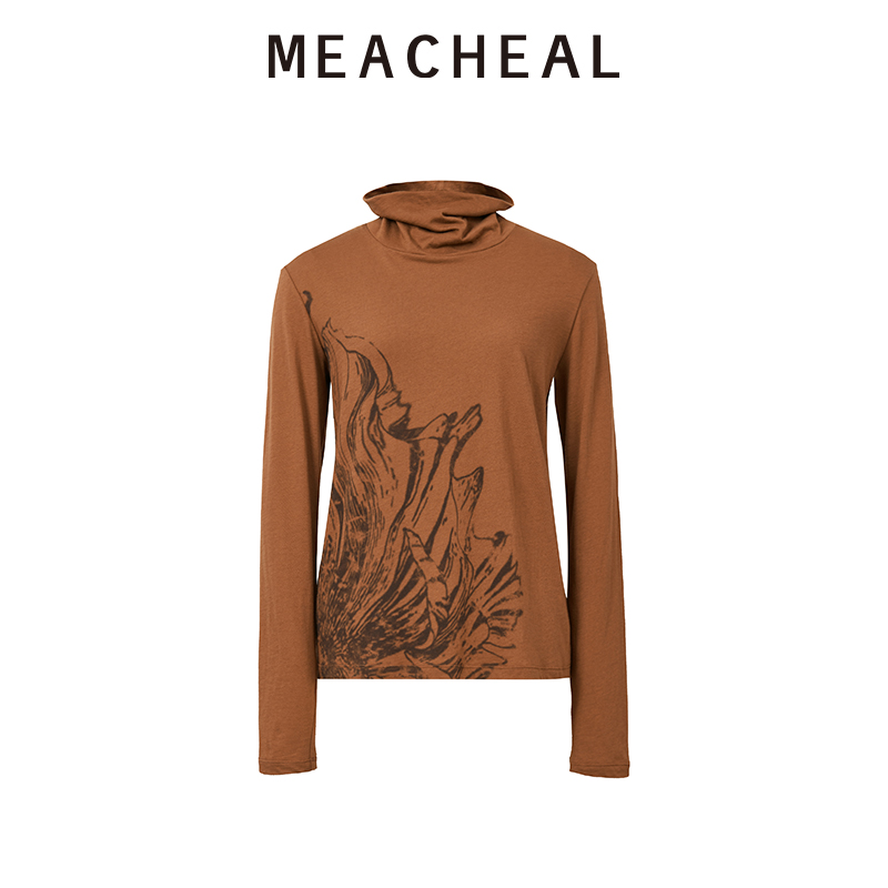 【大乐gogo严选】MEACHEAL米茜尔檀木褐T恤825310052002