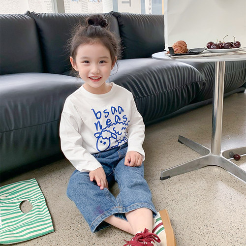 Peababy/豌豆仔儿童羊羊长袖T恤