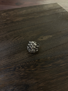 Vintage中古藤蔓百目暗黑戒指男女小众设计指环 25AW 小心袖 口