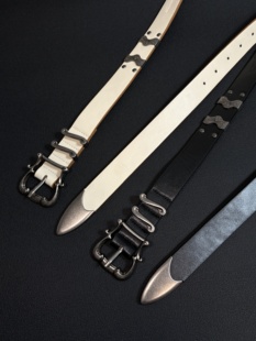 小心袖口 cleanfit雕花复古腰带做旧镀银甩纹波西米亚风金属皮带