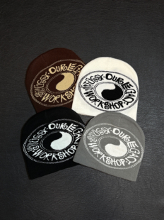 原创美式 25AW 复古街头太极LOGO冷帽保暖男女御寒针织帽 口 小心袖