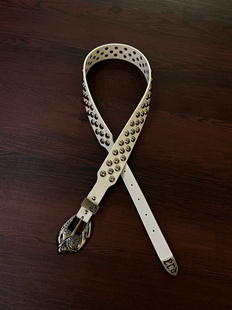 忧郁 ERD风格 富二代复古秃鹫金属腰带朋克小众设计皮带 口 小心袖