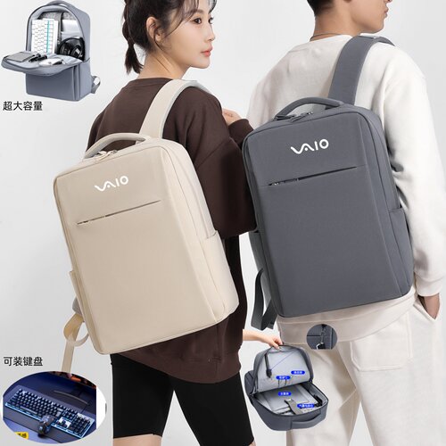 适用于索尼VAIO F16/14笔记本电脑包16英寸双肩背包SX14-R气囊防摔学生书包14寸旅行出差简约15.6寸