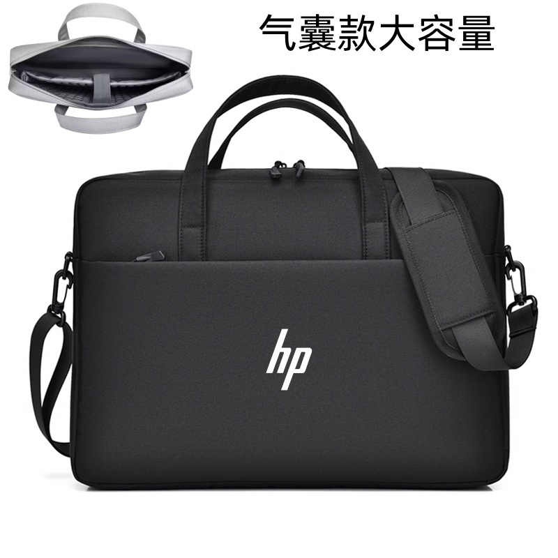 适用于惠普（HP）战66+笔记本电脑包14英寸战99/66星pro16单肩包16寸防水手提袋星Book 15气囊抗震15.6寸简约