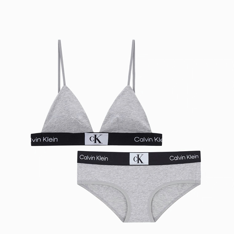 CK96系列CK内衣女士小方块无钢圈可拆垫三角杯性感文胸QF7217AD