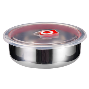 304不锈钢保鲜盒带盖密封水果便当盒食品级沙拉减脂餐带饭盒打包