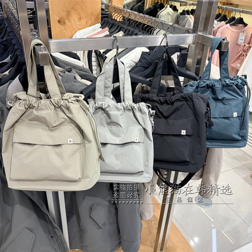 Snowpeak雪峰正品春夏新款时尚简约百搭单肩斜挎水桶包S26ZWCBB12