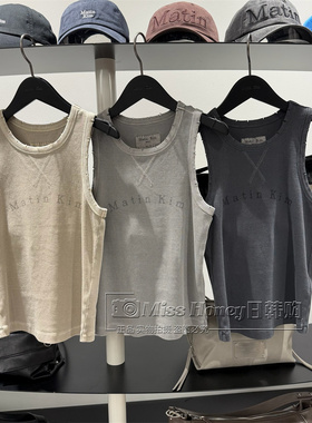 Matinkim专柜正品春夏新款复古做旧坎肩百搭潮款背心MK2634TS023M