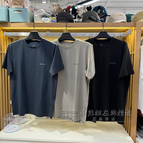 Snowpeak雪峰正品26春夏新款经典简约男款休闲短袖T恤S26MMTTS20