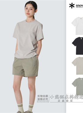 Snowpeak雪峰专柜正品春夏款速干轻薄女款休闲短袖T恤S26MWTTS17