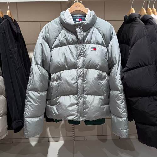 TOMMY正品简约女款立领羽绒服T32G7QJC22TML1