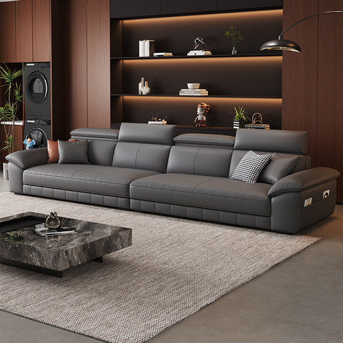 意式轻奢可调节功能沙发