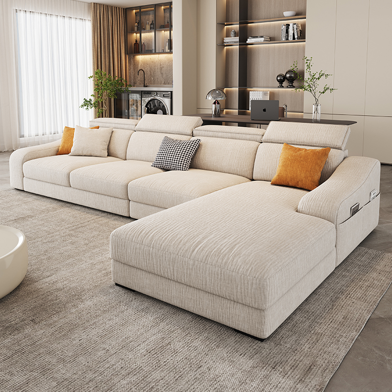 轻奢风雪尼尔绒布沙发