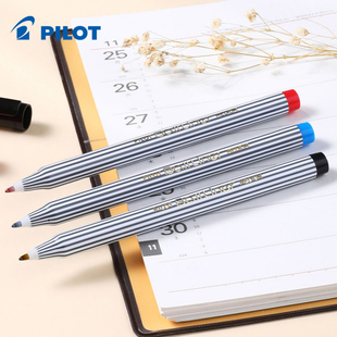日本百乐PILOT斑马条纹走珠笔BL 办公商务签字笔子弹头中性笔旗舰店 5M顺滑签字水笔0.8mm黑色书法练字直液式