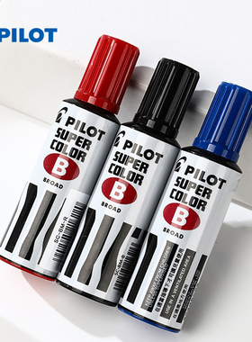 日本百乐PILOT工业油性大号记号笔箱头笔耐光防水性标记笔SC-BM单头重点轮胎笔快递粗头蓝色记号笔大号工地