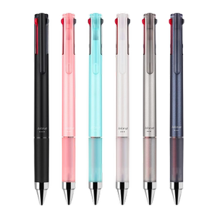 日本PILOT百乐Juice up SUPER多功能笔三色四色按动中性笔学生用0.4黑蓝红笔芯可替换创意多色水笔合一做笔记