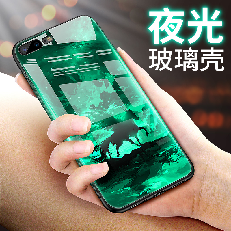 Haifm Æ»¹û7ÊÖ»ú¿Ç8plusÒ¹¹â²£Á§Ì×iphone7plus¸öÐÔ´´Òâ³±Äпîi8±£»¤Ì×8p¶¶ÒôÍøºìÆßÍâ¿Ç±£»¤¿Ç°Ë