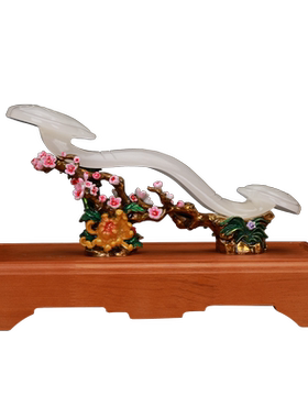 珐琅彩玄关装饰乔迁新居礼品摆件