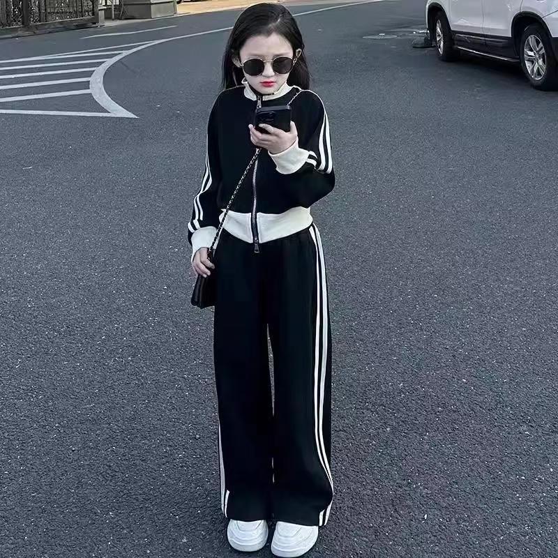 女童2025春款休闲韩版套装