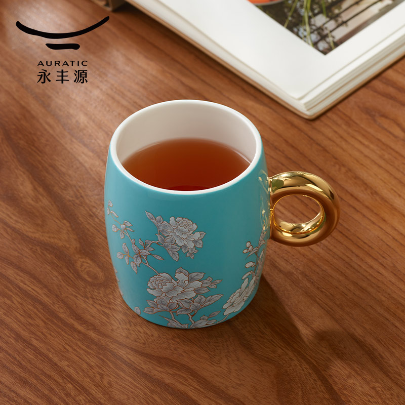 永丰源陶瓷水墨风马克杯水杯