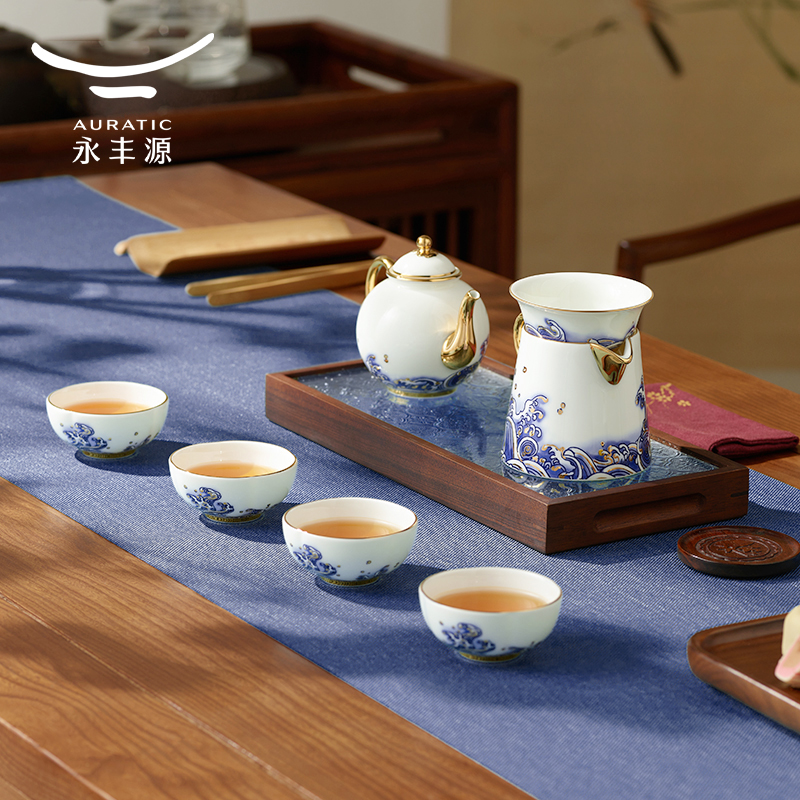 永丰源陶瓷茶具盖碗公道杯