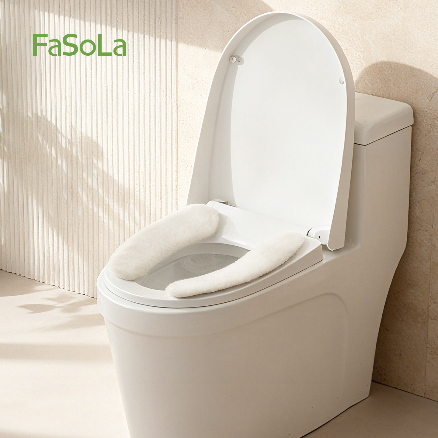FaSoLa毛绒马桶垫抗菌可水洗
