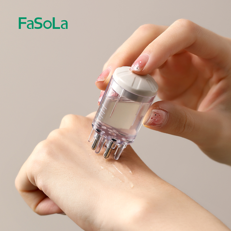FaSoLa头皮上药器头部滚珠导液梳
