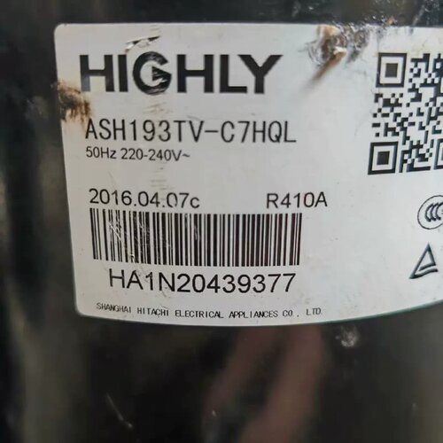 议价ASH193TV-C7HQL压缩机 410制冷