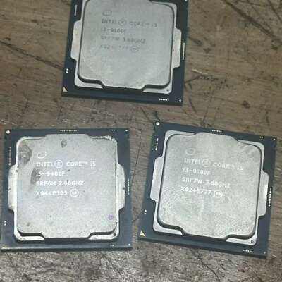 议价i5-9400F i3-9100F CPU拆机实物图片