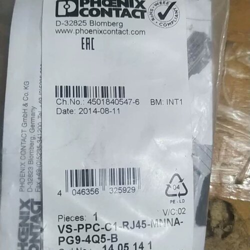 议价VS-PPC-C1-RJ45-MNNA-PG9-4Q5-B菲