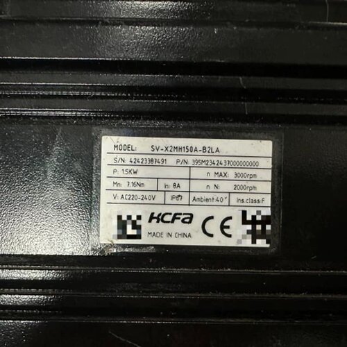 议价寻￥￥禾川伺服马达 SV-X2MH150A-B2LA 1.5kw