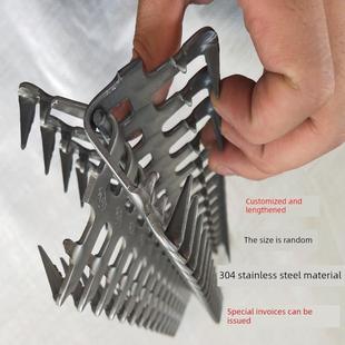 天虎工业输送带皮带扣狼牙钢扣接头配件修补接头扁扣传送带连接扣