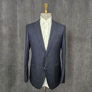 休闲日常百搭D061 西服商务高档西装 170高135斤商务绵羊毛男士 修身