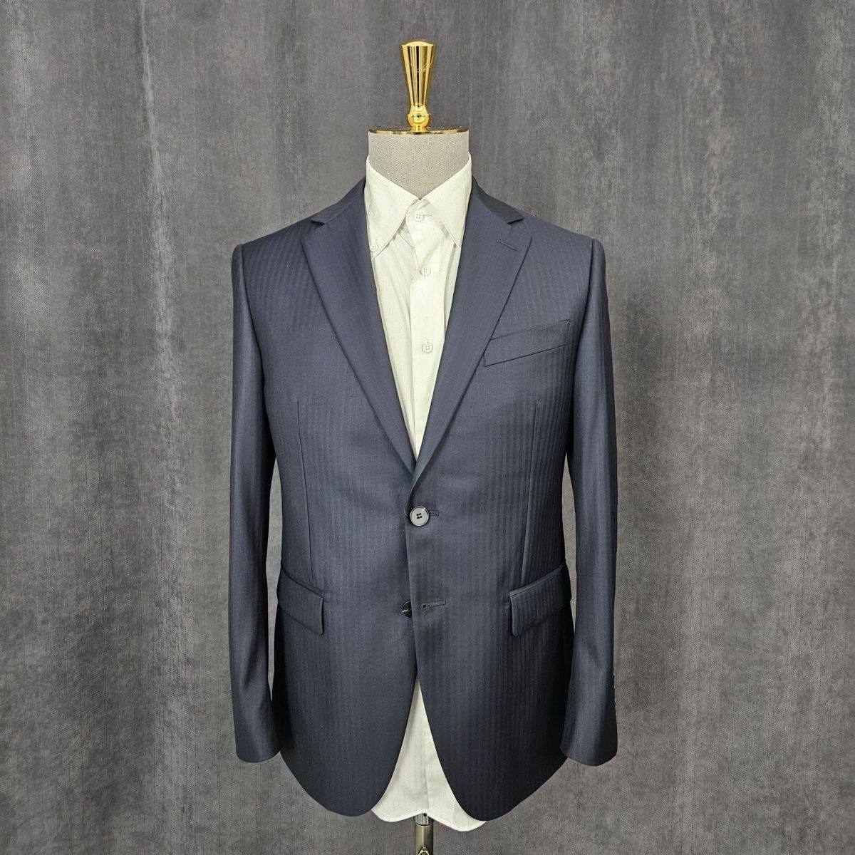 180高140斤格子羊毛观奇洋服撤柜正品男士外套休闲商务单西D062