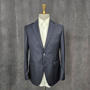 180高140斤格子羊毛观奇洋服撤柜正品 外套休闲商务单西D062 男士