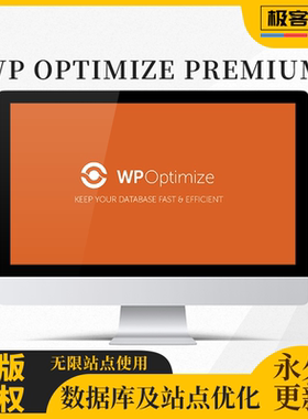 WP Optimize Premium插件 WP站点内容数据库清理加速插件原版激活