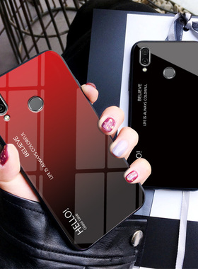 适用红米note7/5A/6/8T Pro个性软硅胶防爆钢化玻璃手机壳保护套