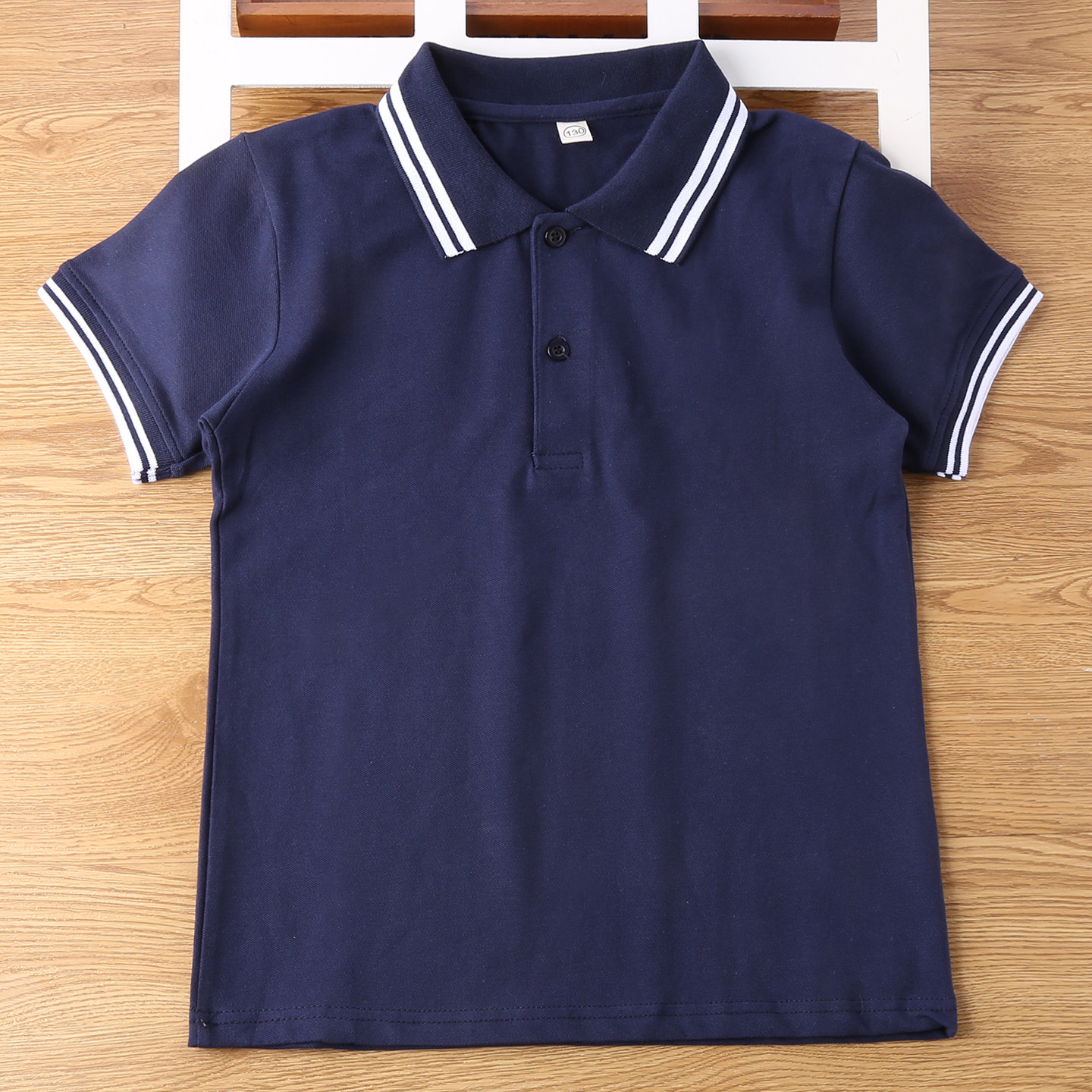 中小学生夏季POLO衫纯棉短袖T恤