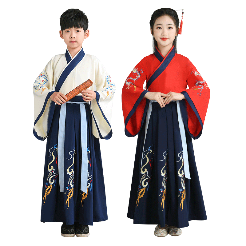 儿童汉服国学服演出服