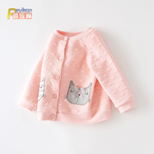 可爱婴儿童上衣服1 春秋季 2岁0 洋气婴幼儿春装 小女童宝宝外套开衫