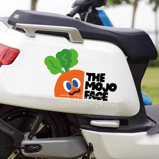 五月天MOJO FACE萝卜卜粉丝应援装饰贴汽车划痕贴纸电动车笔记本