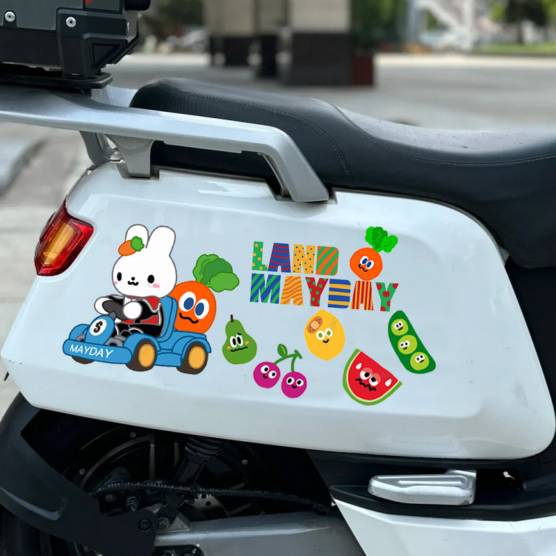 五月天车贴行李箱粉丝应援贴纸